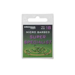 Drennan Super Specialist Micro-Barbed Hooks